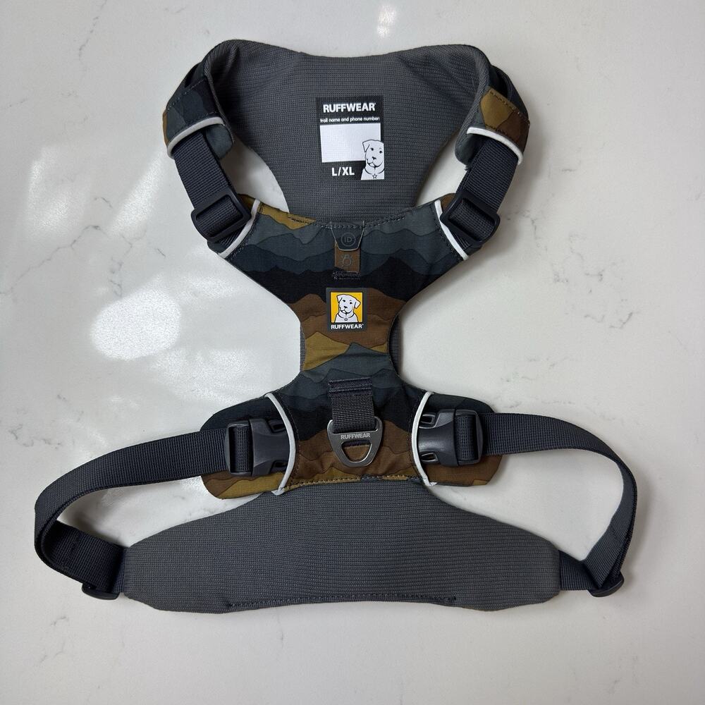 Ruffwear Front Range Dog Harness Size L/XL Mountain Camo